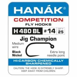 Hanak 480BL Jig Champion Hook - Funky Fly Tying