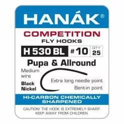 Hanak 530BL Pupa Hook - Funky Fly Tying