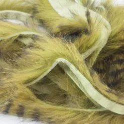 Hareline Barred Rabbit Strips - Funky Fly Tying 28 Hareline Barred Rabbit Strips - Funky Fly Tying -Fly Tying Materials Sales Hareline Barred Rabbit Strips Olive Variant