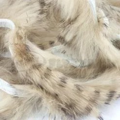 Hareline Barred Rabbit Strips - Funky Fly Tying 25 Hareline Barred Rabbit Strips - Funky Fly Tying -Fly Tying Materials Sales Hareline Barred Rabbit Strips Tan 1