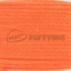 Hareline Fine Chenille - Funky Fly Tying -Fly Tying Materials Sales Hareline Fine Chenille Fluo Orange