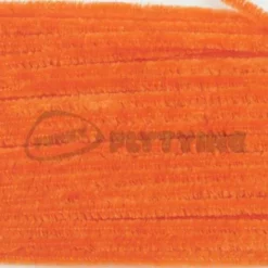 Hareline Fine Chenille - Funky Fly Tying -Fly Tying Materials Sales Hareline Fine Chenille Orange