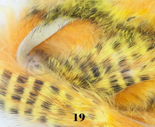 Hareline Tiger Barred Rabbit Zonker Strips - Funky Fly Tying 42 Hareline Tiger Barred Rabbit Zonker Strips - Funky Fly Tying - Image 40