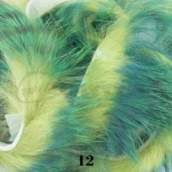 Hareline Magnum Cut Tiger Barred Zonkers - Funky Fly Tying -Fly Tying Materials Sales Hareline Magnum Cut Tiger Barred Zonkers Green Brown over Olive 2