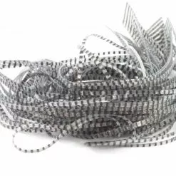 Hareline Magnum Predator Legs - Funky Fly Tying -Fly Tying Materials Sales Hareline Magnum Predator Legs Grizzly Barred Smoke