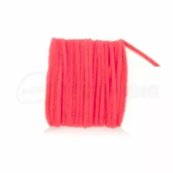 Hareline Micro Ultra Chenille - Funky Fly Tying -Fly Tying Materials Sales Hareline Micro Ultra Chenille Fluo Red