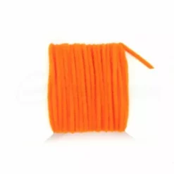 Hareline Micro Ultra Chenille - Funky Fly Tying -Fly Tying Materials Sales Hareline Micro Ultra Chenille Orange 1