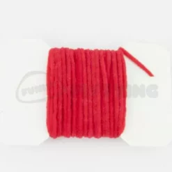 Hareline Micro Ultra Chenille - Funky Fly Tying -Fly Tying Materials Sales Hareline Micro Ultra Chenille Red