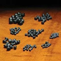Hareline Plain Lead Dumbbell Eyes - Funky Fly Tying