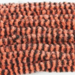 Hareline Variegated Chenille - Funky Fly Tying 32 Hareline Variegated Chenille - Funky Fly Tying -Fly Tying Materials Sales Hareline Variegated Chenille Fluo Orange Black