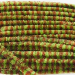 Hareline Variegated Chenille - Funky Fly Tying 43 Hareline Variegated Chenille - Funky Fly Tying -Fly Tying Materials Sales Hareline Variegated Chenille Olive Brown 1