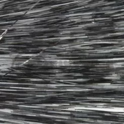 Hedron Inc Hedron Flashabou - Grizzly Barred - Funky Fly Tying -Fly Tying Materials Sales Hedron Flashabou Grizzly Barred Clear 1
