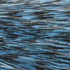 Hedron Inc Hedron Flashabou - Grizzly Barred - Funky Fly Tying -Fly Tying Materials Sales Hedron Flashabou Grizzly Barred Fl Blue