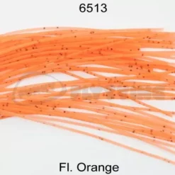 Hedron Inc Hedron Perfect Rubber - Funky Fly Tying -Fly Tying Materials Sales Hedron Perfect Rubber Fl Orange 1