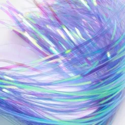 Hedron Inc Hedron Saltwater Flashabou - Funky Fly Tying -Fly Tying Materials Sales Hedron Saltwater Flashabou Pearl Blue