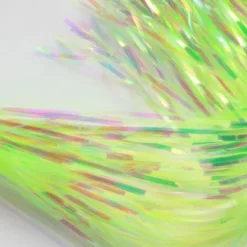 Hedron Inc Hedron Saltwater Flashabou - Funky Fly Tying -Fly Tying Materials Sales Hedron Saltwater Flashabou Pearl Chartreuse 1