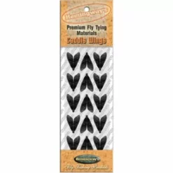 Hemingways Hemingway's Caddis Wings - Funky Fly Tying -Fly Tying Materials Sales Hemingways Caddis Wings Black 3
