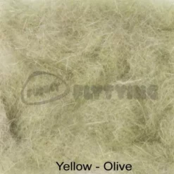 Hemingways Hemingway's Hare's Plus Dubbing Packets - Funky Fly Tying 30 Hemingways Hemingway's Hare's Plus Dubbing Packets - Funky Fly Tying -Fly Tying Materials Sales Hemingways Hares Plus Dubbing Packets Yellow Olive