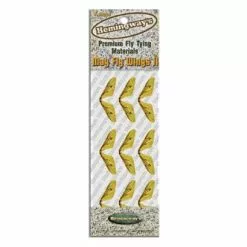 Hemingways Hemingway's Mayfly Wings II - Funky Fly Tying 20 Hemingways Hemingway's Mayfly Wings II - Funky Fly Tying -Fly Tying Materials Sales Hemingways Mayfly Wings II yellow