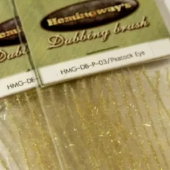 Hemingways Hemingway's Peacock Dubbing Brushes - Funky Fly Tying -Fly Tying Materials Sales Hemingways Peacock Dubbing Brushes Peacock Yey 1