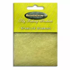 Hemingways Hemingway's Star Lite Dubbing - Funky Fly Tying 53 Hemingways Hemingway's Star Lite Dubbing - Funky Fly Tying -Fly Tying Materials Sales Hemingways Star Lite Dubbing Lemon Yellow 1