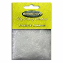 Hemingways Hemingway's Star Lite Dubbing - Funky Fly Tying 47 Hemingways Hemingway's Star Lite Dubbing - Funky Fly Tying -Fly Tying Materials Sales Hemingways Star Lite Dubbing Pearl White 1