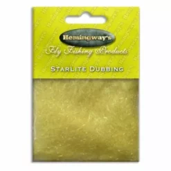 Hemingways Hemingway's Star Lite Dubbing - Funky Fly Tying 39 Hemingways Hemingway's Star Lite Dubbing - Funky Fly Tying -Fly Tying Materials Sales Hemingways Star Lite Dubbing Yellow 1