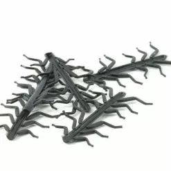 Hemingways Hemingway's Stonefly Nymph Rubber Legs - Funky Fly Tying -Fly Tying Materials Sales Hemingways Stonefly Nymph Rubber Legs Black 1