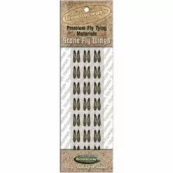 Hemingways Hemingway's Stonefly Wings - Funky Fly Tying 16 Hemingways Hemingway's Stonefly Wings - Funky Fly Tying -Fly Tying Materials Sales Hemingways Stonefly Wings Dark 2