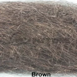 Hends Angel Hair - Funky Fly Tying -Fly Tying Materials Sales Hends Angel Hair Brown 1