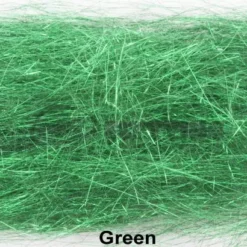 Hends Angel Hair - Funky Fly Tying -Fly Tying Materials Sales Hends Angel Hair Green