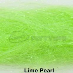 Hends Angel Hair - Funky Fly Tying -Fly Tying Materials Sales Hends Angel Hair Lime Pearl