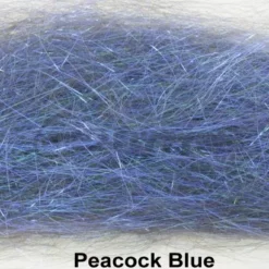 Hends Angel Hair - Funky Fly Tying -Fly Tying Materials Sales Hends Angel Hair Peacock Blue 1