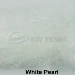 Hends Angel Hair - Funky Fly Tying -Fly Tying Materials Sales Hends Angel Hair White Pearl 1