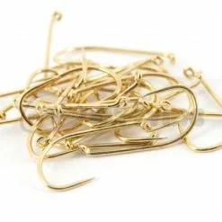 Hends BL 454G Dry Fly Barbless Gold - Funky Fly Tying -Fly Tying Materials Sales Hends BL 454G Dry Fly Barbless Gold 2 2