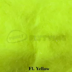 Hends Blend Dubbing - Funky Fly Tying -Fly Tying Materials Sales Hends Blend Dubbing FL Yellow 1