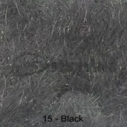 Hends Hare Plus Dubbing Packets - Funky Fly Tying 84 Hends Hare Plus Dubbing Packets - Funky Fly Tying -Fly Tying Materials Sales Hends Hare Plus Dubbing Packets Black