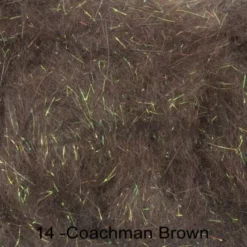 Hends Hare Plus Dubbing Packets - Funky Fly Tying 80 Hends Hare Plus Dubbing Packets - Funky Fly Tying -Fly Tying Materials Sales Hends Hare Plus Dubbing Packets Coachman Brown