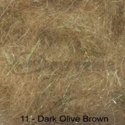 Hends Hare Plus Dubbing Packets - Funky Fly Tying 71 Hends Hare Plus Dubbing Packets - Funky Fly Tying -Fly Tying Materials Sales Hends Hare Plus Dubbing Packets Dark Olive Brown 1