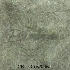 Hends Hare Plus Dubbing Packets - Funky Fly Tying 62 Hends Hare Plus Dubbing Packets - Funky Fly Tying -Fly Tying Materials Sales Hends Hare Plus Dubbing Packets Grey Olive 2