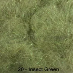 Hends Hare Plus Dubbing Packets - Funky Fly Tying 59 Hends Hare Plus Dubbing Packets - Funky Fly Tying -Fly Tying Materials Sales Hends Hare Plus Dubbing Packets Insect Green 1