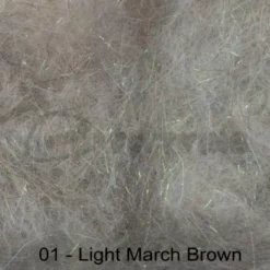 Hends Hare Plus Dubbing Packets - Funky Fly Tying 107 Hends Hare Plus Dubbing Packets - Funky Fly Tying -Fly Tying Materials Sales Hends Hare Plus Dubbing Packets Light march Brown 1