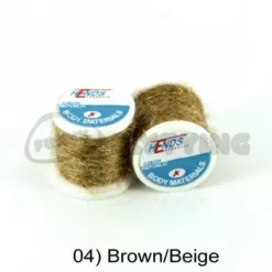 Hends Ice Dub Thread - Funky Fly Tying -Fly Tying Materials Sales Hends Ice Dub Thread Brown Beige