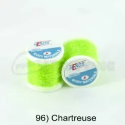 Hends Ice Dub Thread - Funky Fly Tying -Fly Tying Materials Sales Hends Ice Dub Thread Chartreuse 1