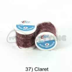 Hends Ice Dub Thread - Funky Fly Tying -Fly Tying Materials Sales Hends Ice Dub Thread Claret 1