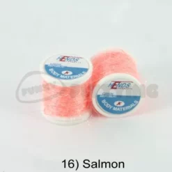 Hends Ice Dub Thread - Funky Fly Tying -Fly Tying Materials Sales Hends Ice Dub Thread Salmon 1