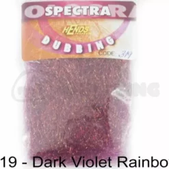 Hends Spectra Dubbing Packets - Funky Fly Tying -Fly Tying Materials Sales Hends Spectra Dubbing Packets Dark Violet Rainbow