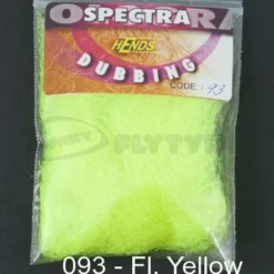 Hends Spectra Dubbing Packets - Funky Fly Tying -Fly Tying Materials Sales Hends Spectra Dubbing Packets FL Yellow