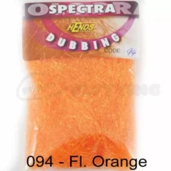Hends Spectra Dubbing Packets - Funky Fly Tying -Fly Tying Materials Sales Hends Spectra Dubbing Packets Fl Orange 1