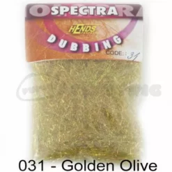 Hends Spectra Dubbing Packets - Funky Fly Tying -Fly Tying Materials Sales Hends Spectra Dubbing Packets Golden Olive